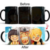 Thermochromic 350ml Color Changing Magic Cup Ceramic Coffee Milk Mug Drink Different Naruto Designs Mug