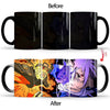 Thermochromic 350ml Color Changing Naruto Ceramic Mug Milk Coffee Tea Cup Different Designs Mug