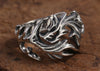 Real Silver Hollow Dragon Ring Sterling Silver Thai Silver Retro Dragon Trendy Ring Jewelry