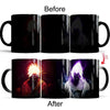 Thermochromic 350ml Color Changing Magic Cup Ceramic Coffee Milk Mug Drink Different Naruto Designs Mug