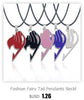 Fairy Tail Pendants Necklaces Anime Cosplay Necklace Different Colors Metal Choker Jewelry