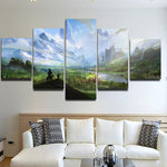 Land of Kingdom 5 Pieces Canvas Decorations Home Wall Art Bedroom Decor Living Room Canvas