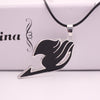 Fairy Tail Pendants Necklaces Anime Cosplay Necklace Different Colors Metal Choker Jewelry