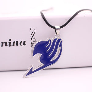 Fairy Tail Pendants Necklaces Anime Cosplay Necklace Different Colors Metal Choker Jewelry