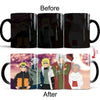 Thermochromic 350ml Color Changing Magic Cup Ceramic Coffee Milk Mug Drink Different Naruto Designs Mug