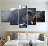 If You Fall I Will Carry You 5 Pieces Canvas Home Decor Living Room Decor 5 Panel Canvas
