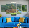 The Ancient Capital Kingdom 5 Pieces Canvas Wall Art Decor Home Living Room 5 Panel Ancient Capital Canvas