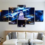 Sung Jin-Woo and Igris Wall Art Home Living Room Decor 5 Pieces Canvas