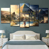 Assassin's Creed Origins 5 Panel Canvas Print Wall Art Anime Home Decor Canvas