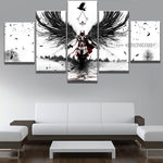 Assassin's Creed 5 Panels Canvas Painting Print Wall Art Home Decor 5 Pieces Canvas