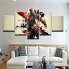 Assassin's Creed 3 Canvas Connor 5 Panel Wall Art Home Decor Painting 5 Pieces Canvas