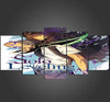 Solo Level Sung Jin-Woo 5 Pieces Wall Art Home Room Decor Canvas Art Home Decor Living Room 5 Panel Canvas