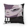 The One Goku Vs. Jiren Polyester Square Pillow