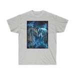 Dragon and Wolf Blue Lighting T-Shirt