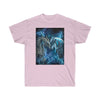 Dragon and Wolf Blue Lighting T-Shirt