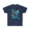 Dragon and Wolf Blue Lighting T-Shirt